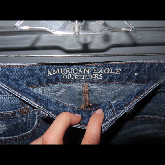 High waist denim mini skirt - Picture 3 of 3